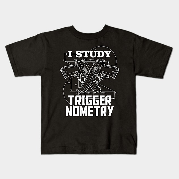 I Study Triggernometry Kids T-Shirt by teevisionshop